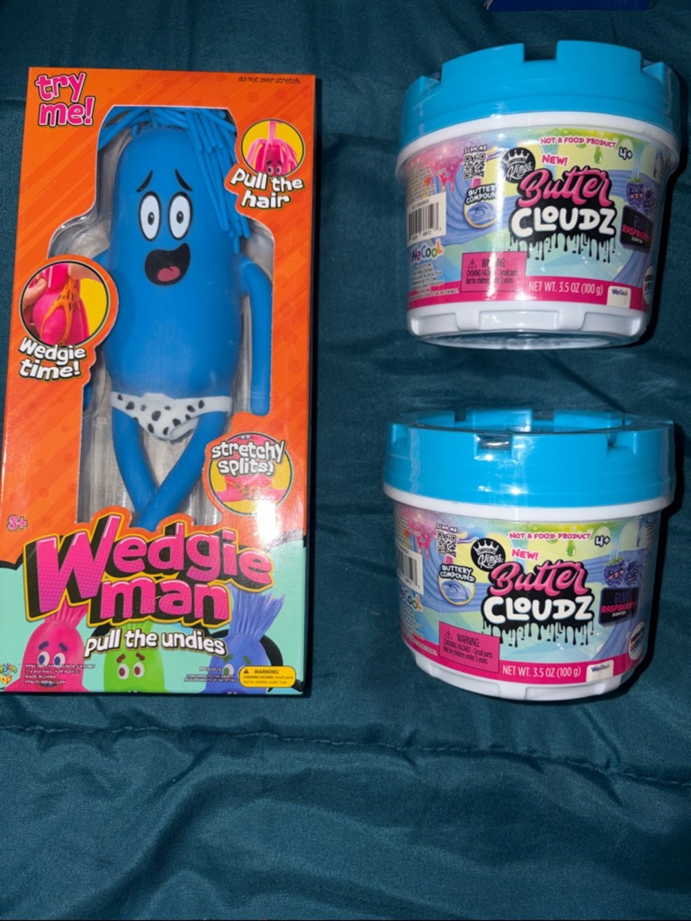 Wedgie Man Pull-The-Undies & Blue Butter Cloudz Blue Raspberry Scented